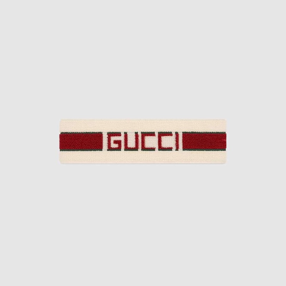 Gucci Kids Cream and Red Headband